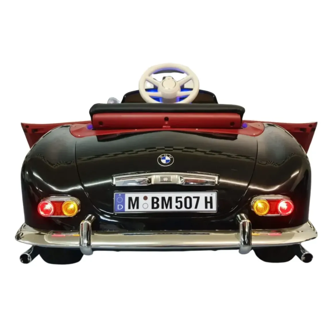 Auto BMW 507 per Bambini a Batteria Macchina Nera con Telecomando