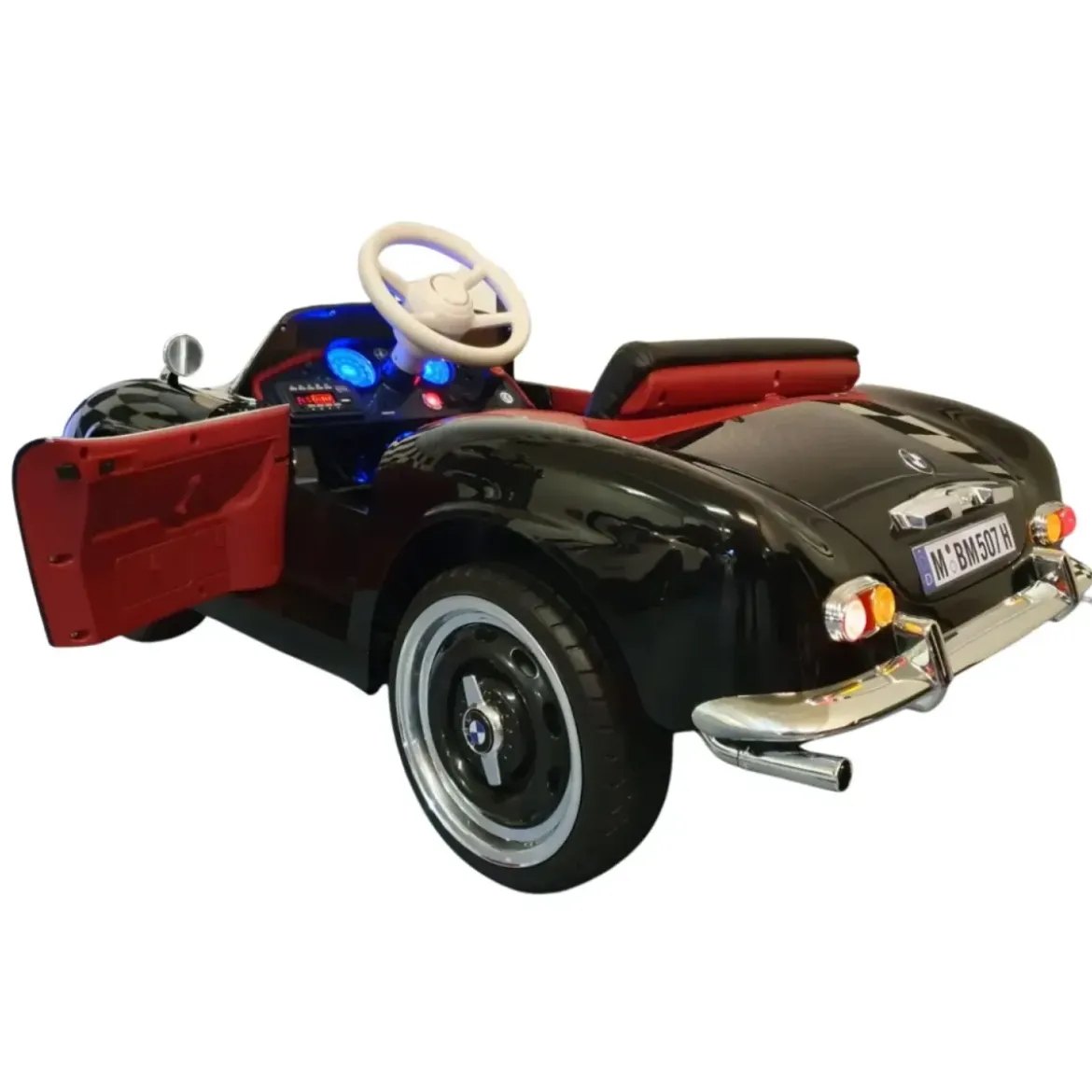 Auto BMW 507 per Bambini a Batteria Macchina Nera con Telecomando