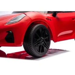 Auto Elettrica Bambini Maserati Folgore 2 Posti 12V Rosso 2 Motori