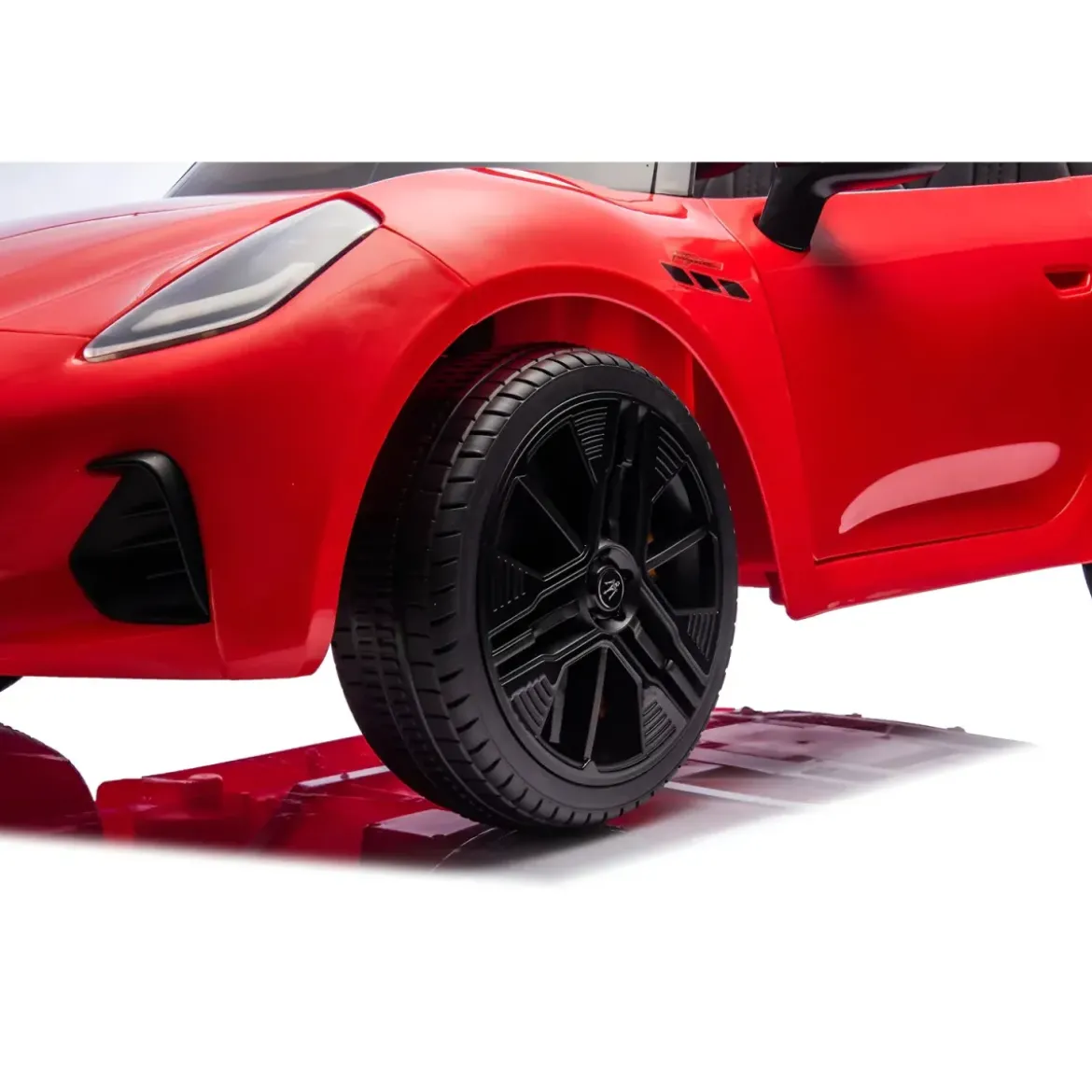 Auto Elettrica Bambini Maserati Folgore 2 Posti 12V Rosso 2 Motori