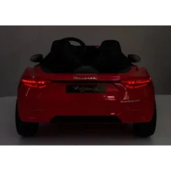Auto Elettrica Bambini Maserati Folgore 2 Posti 12V Rosso 2 Motori