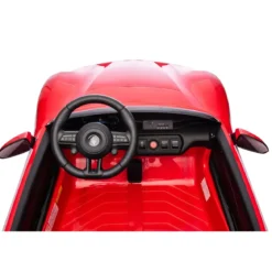 Auto Elettrica Bambini Maserati Folgore 2 Posti 12V Rosso 2 Motori