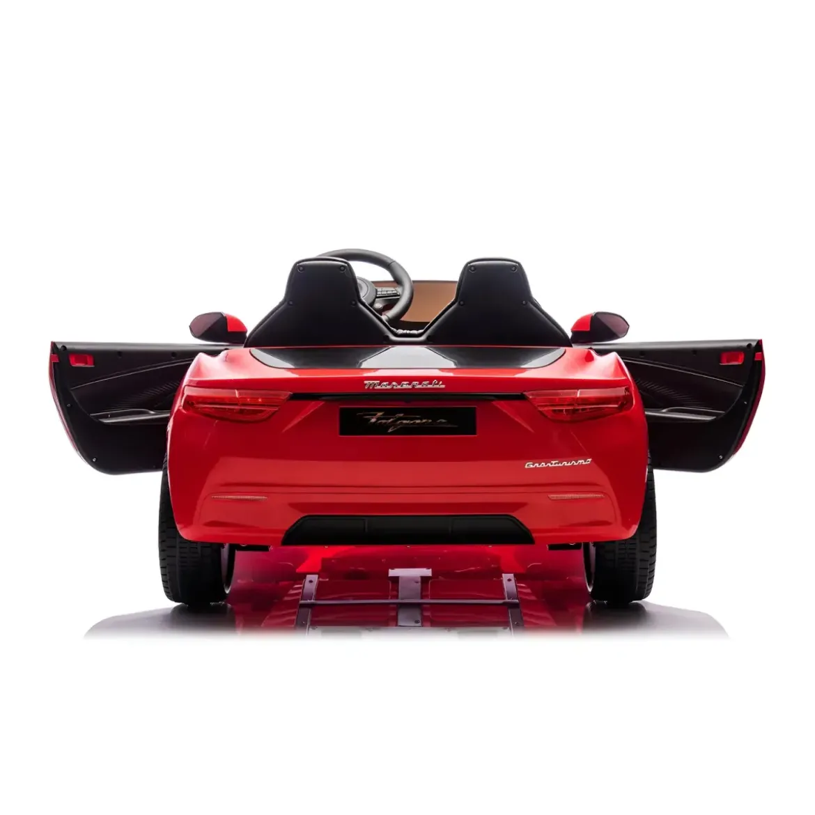 Auto Elettrica Bambini Maserati Folgore 2 Posti 12V Rosso 2 Motori