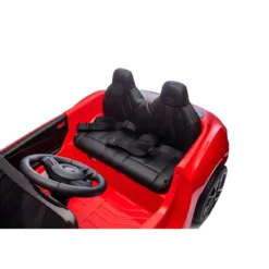 Auto Elettrica Bambini Maserati Folgore 2 Posti 12V Rosso 2 Motori