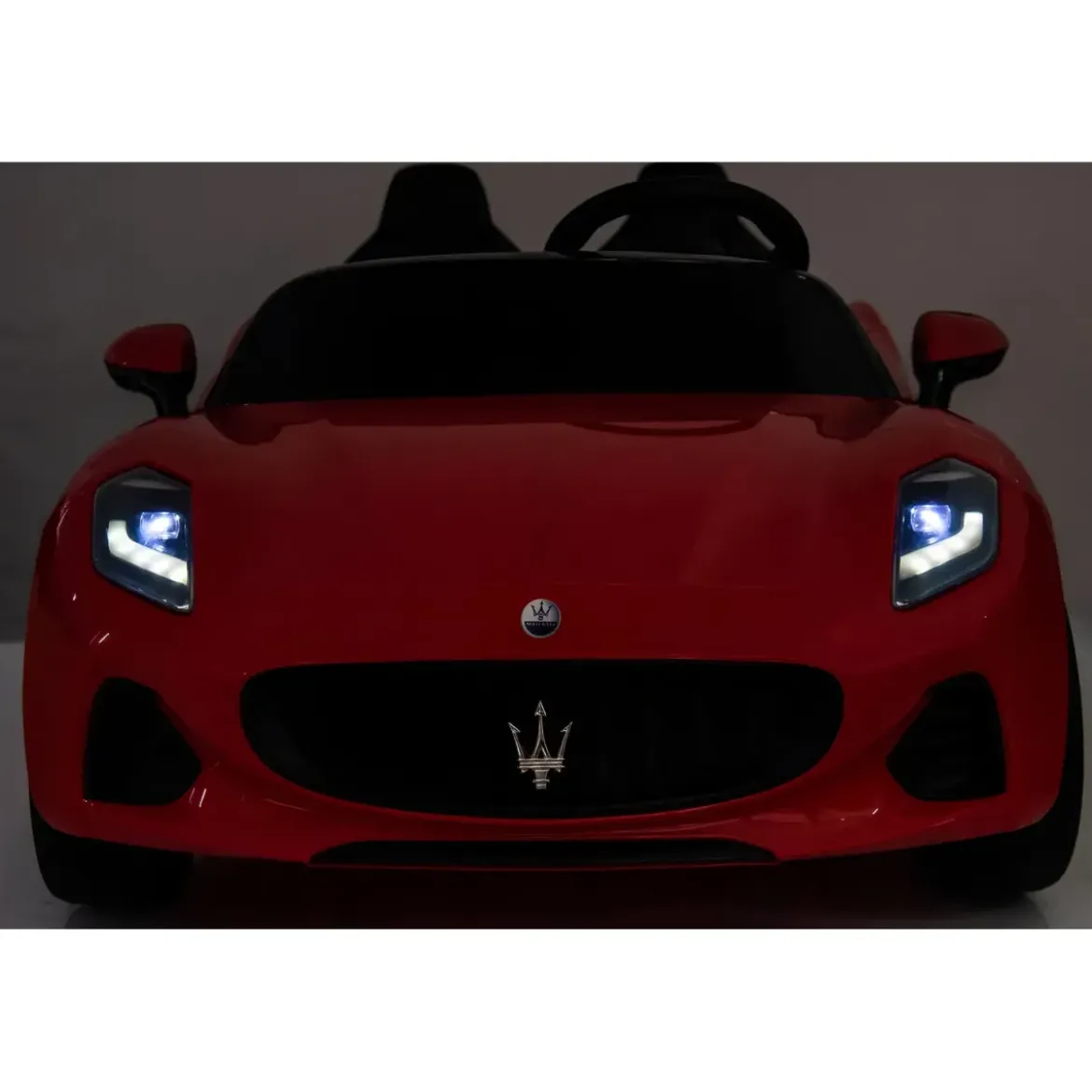 Auto Elettrica Bambini Maserati Folgore 2 Posti 12V Rosso 2 Motori