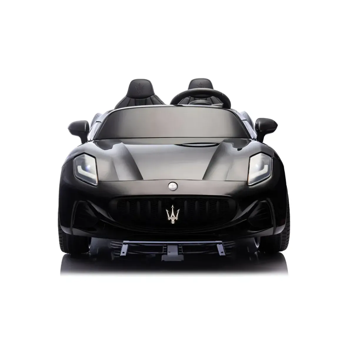 Auto Elettrica Bambini Maserati Folgore 2 Posti 12V Nero Doppio Motore
