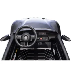 Auto Elettrica Bambini Maserati Folgore 2 Posti 12V Nero Doppio Motore