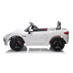 Auto Elettrica Bambini Maserati Folgore 2 Posti 12V Bianco Doppio Motore