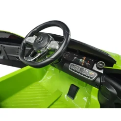 Auto Elettrica Bambini Mercedes CLA 12V Verde con Telecomando e LED
