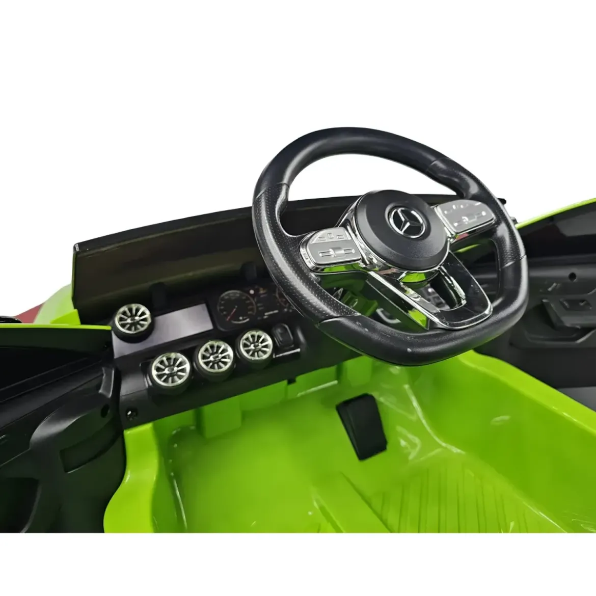 Auto Elettrica Bambini Mercedes CLA 12V Verde con Telecomando e LED