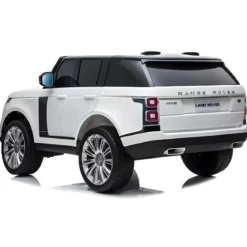 Auto Elettrica Bambini 12V Range Rover Bianco Telecomando Sospensioni