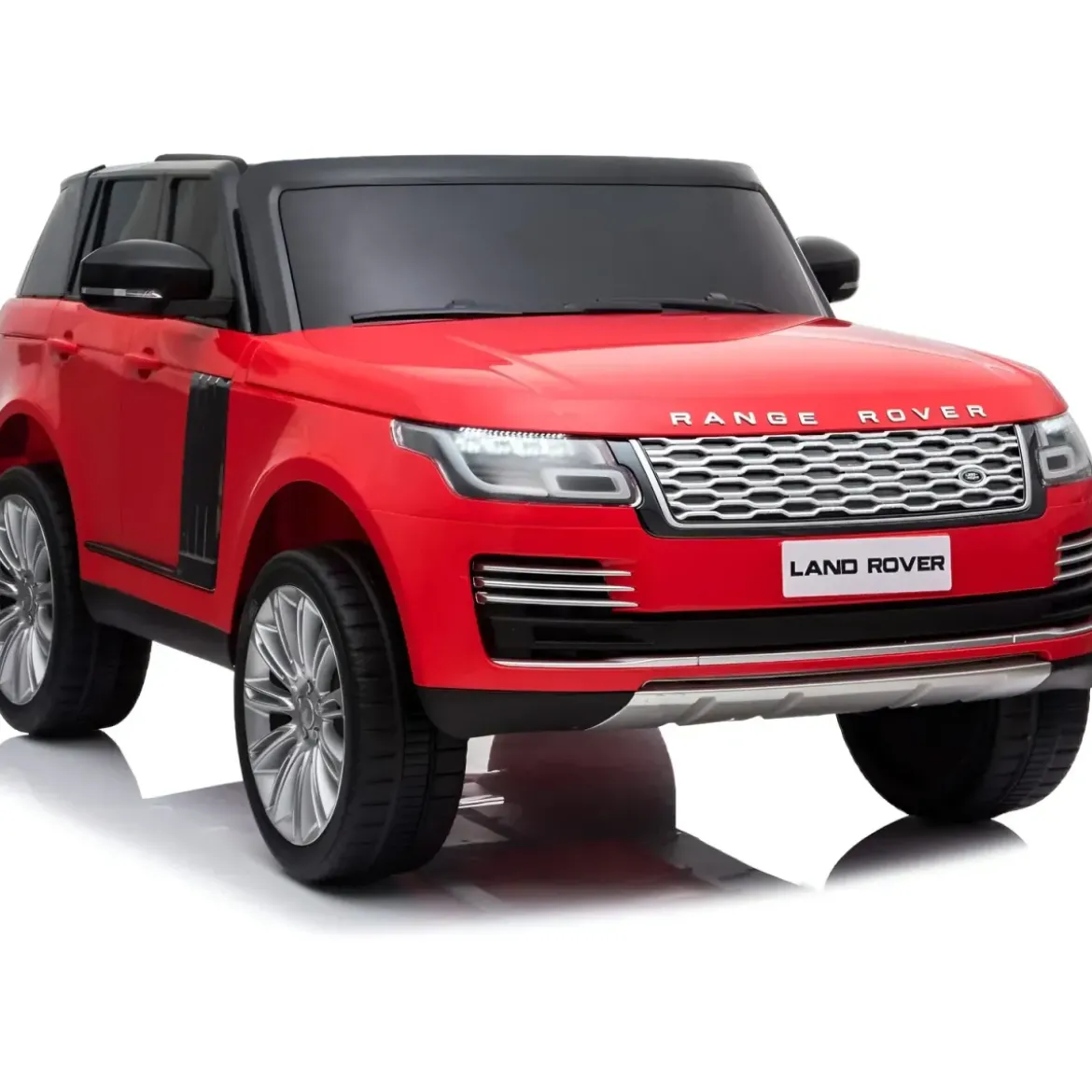 Auto Elettrica Bambini 4x4 Range Rover Rosso Display Touch Telecomando
