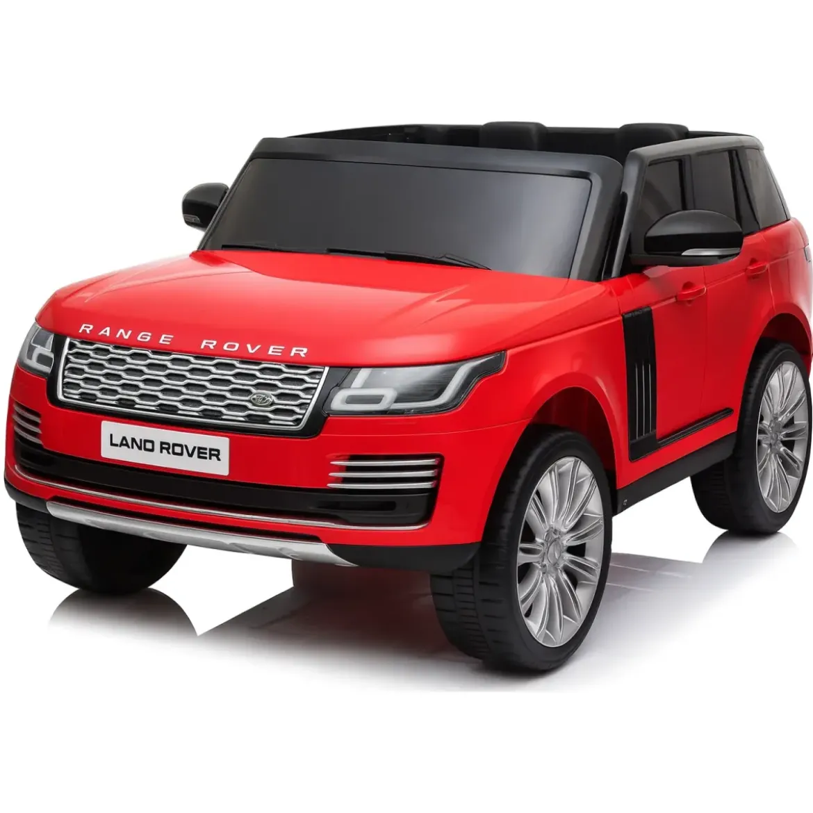Auto Elettrica Bambini 4x4 Range Rover Rosso Display Touch Telecomando