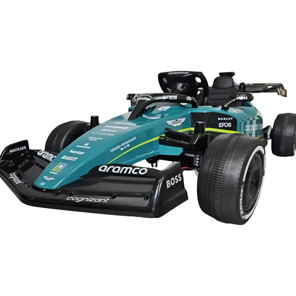 Auto Elettrica per Bambini Aston Martin 24V Verde con Telecomando
