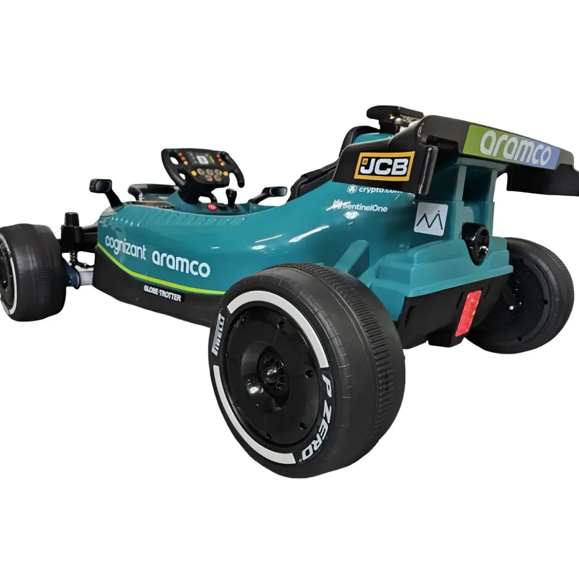Auto Elettrica per Bambini Aston Martin 24V Verde con Telecomando