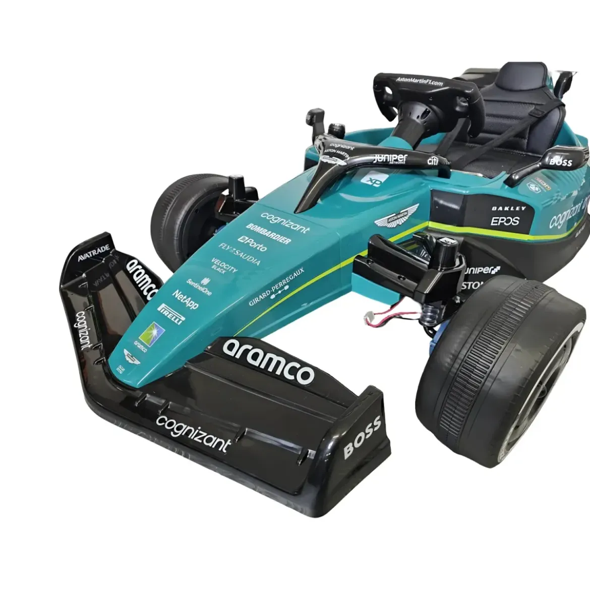 Auto Elettrica per Bambini Aston Martin 24V Verde con Telecomando