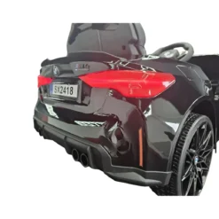 Auto Elettrica per Bambini BMW M4 Nero 12V Sedile in Pelle e Telecomando