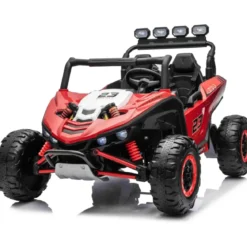 Auto Elettrica per Bambini Buggy Rosso 24V 2 Posti con Telecomando