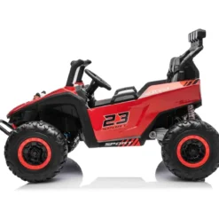 Auto Elettrica per Bambini Buggy Rosso 24V 2 Posti con Telecomando