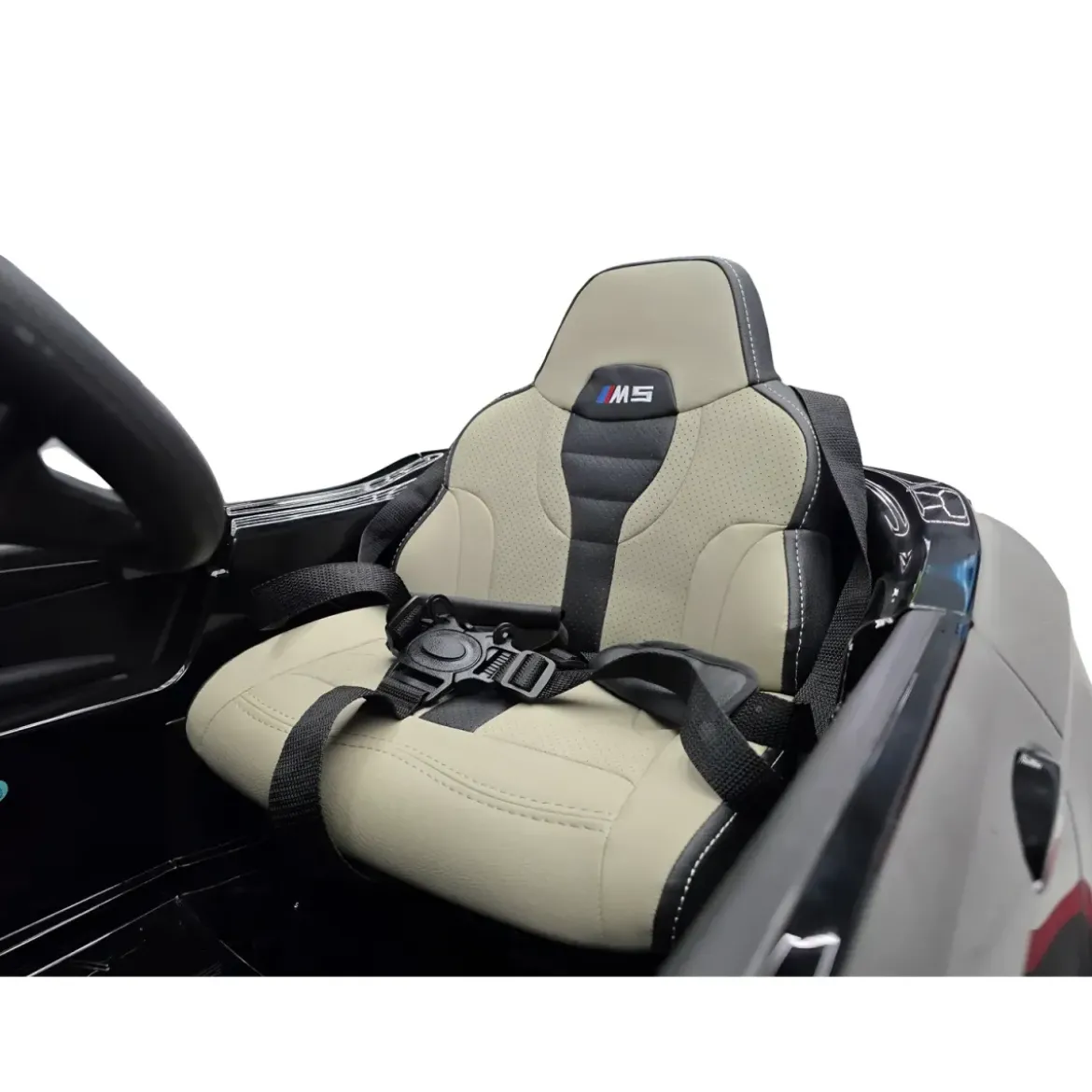 Auto Elettrica per Bambini Doppio Motore 24V BMW M5 Nero Metallizzato