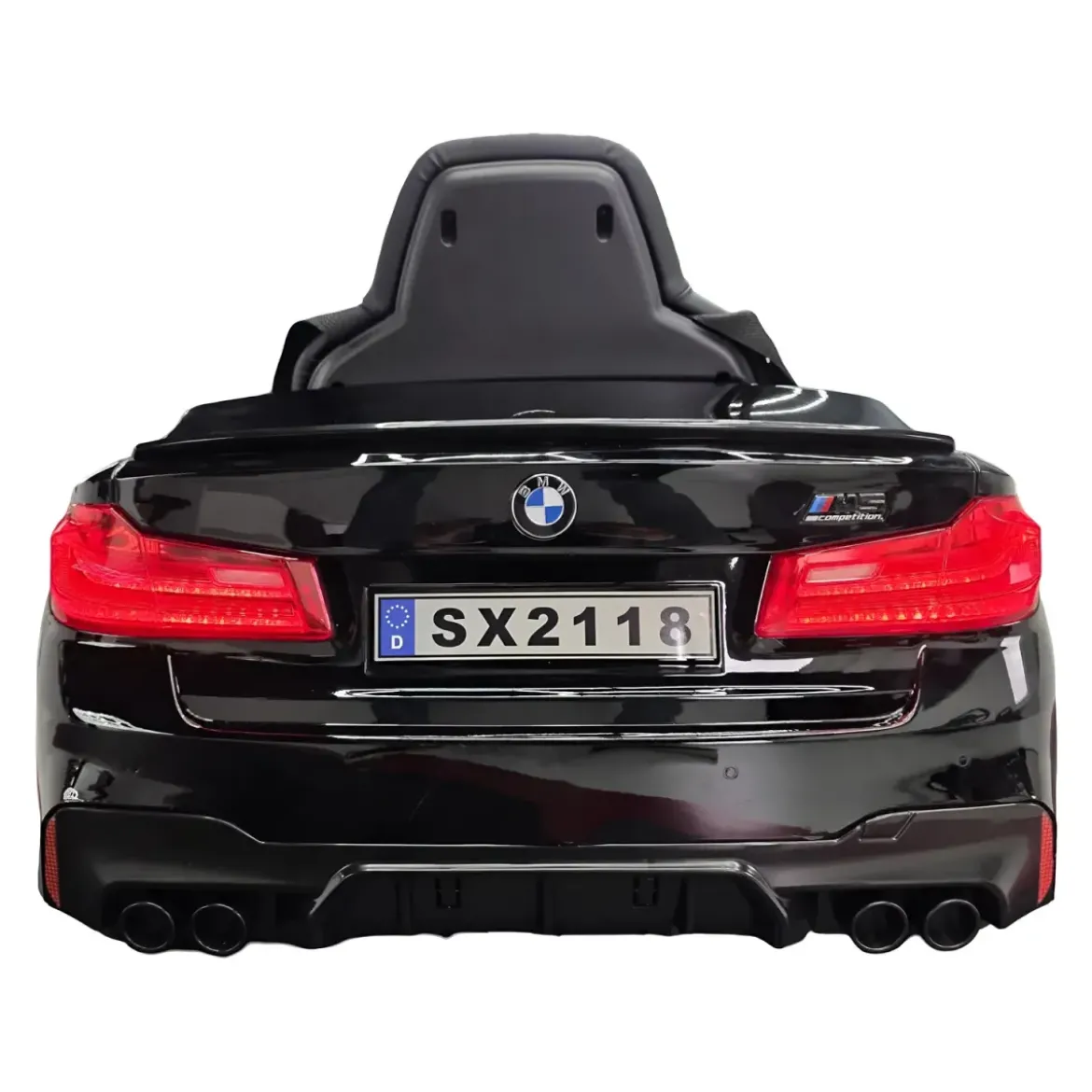 Auto Elettrica per Bambini Doppio Motore 24V BMW M5 Nero Metallizzato