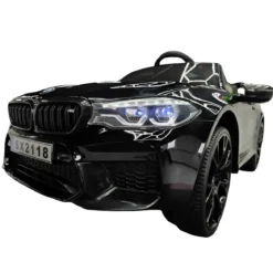 Auto Elettrica per Bambini Doppio Motore 24V BMW M5 Nero Metallizzato