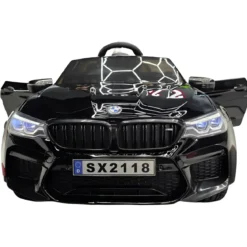 Auto Elettrica per Bambini Doppio Motore 24V BMW M5 Nero Metallizzato