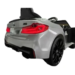 Auto Elettrica per Bambini Doppio Motore 24V BMW M5 Grigio Metallizzato