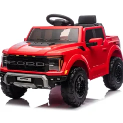 Auto Elettrica per Bambini Ford Raptor 12V Rosso Telecomando LED