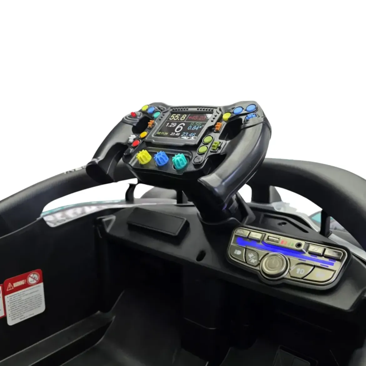 Auto Elettrica per Bambini Mercedes Formula 1 12V Nera con Telecomando