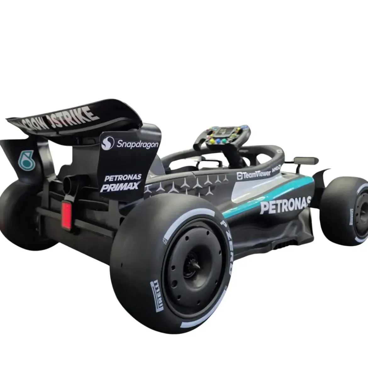 Auto Elettrica per Bambini Mercedes Formula 1 12V Nera con Telecomando