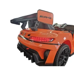 Auto Elettrica per Bambini Mercedes GT3 Arancione 12V con Telecomando