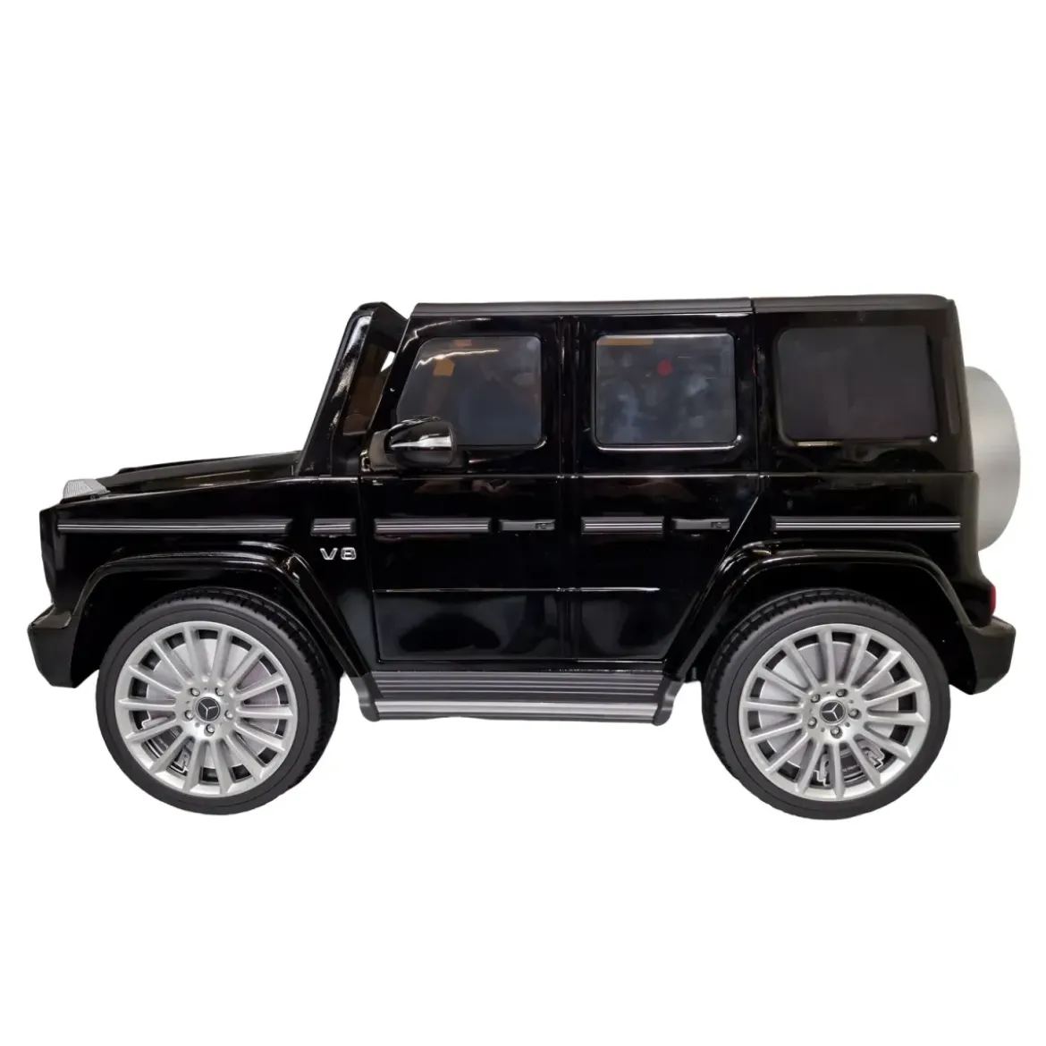 Auto Elettrica per Bambini Mercedes G500 12V Nero Sedile in Pelle