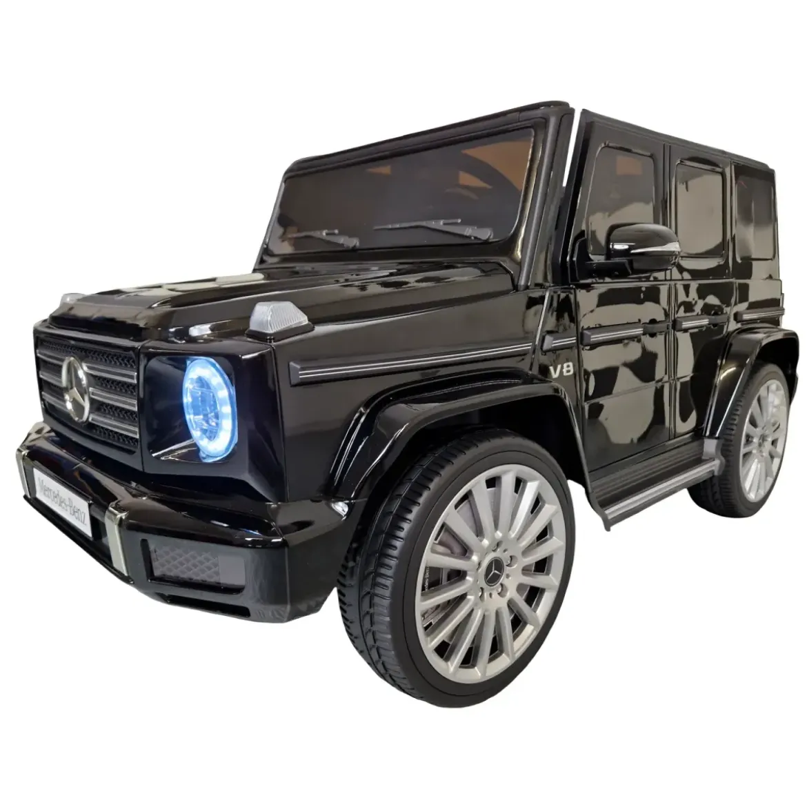 Auto Elettrica per Bambini Mercedes G500 12V Nero Sedile in Pelle