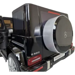 Auto Elettrica per Bambini Mercedes G500 12V Nero Sedile in Pelle