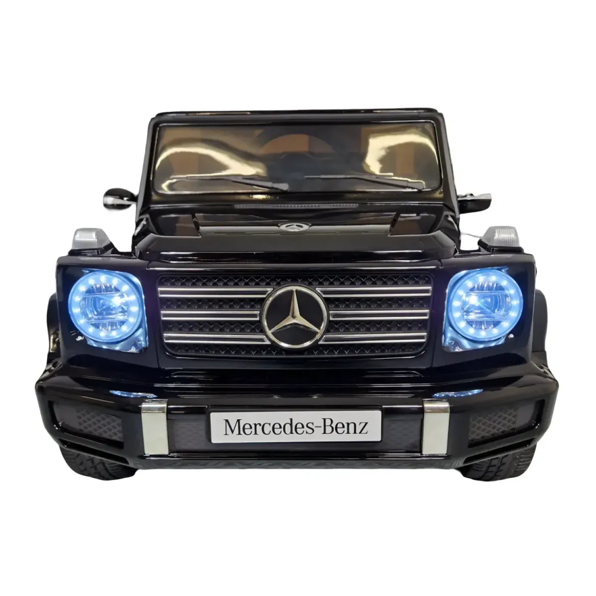 Auto Elettrica per Bambini Mercedes G500 12V Nero Sedile in Pelle