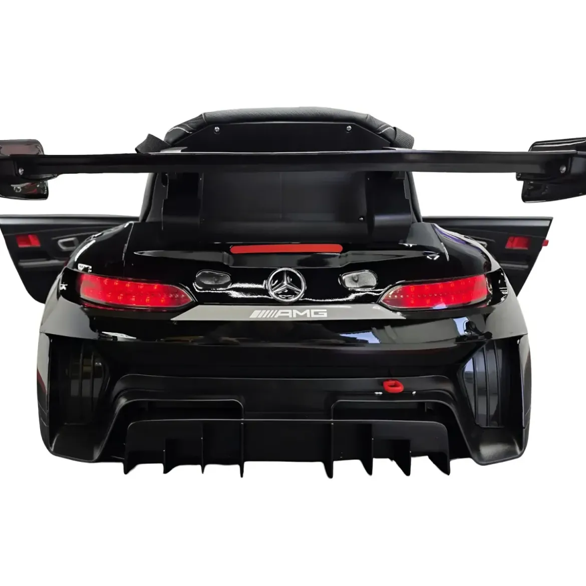 Auto Elettrica per Bambini Mercedes AMG GT3 12V Nero Metallizzato
