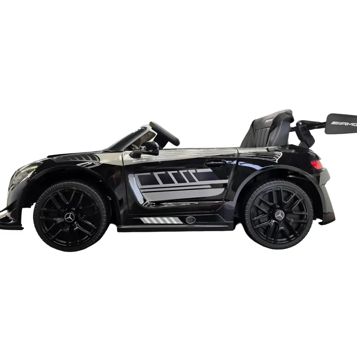 Auto Elettrica per Bambini Mercedes AMG GT3 12V Nero Metallizzato
