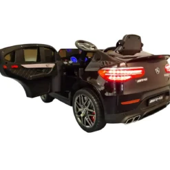 Auto Elettrica per Bambini Mercedes Nero 12V 4 Motori e Cintura 5 Punti