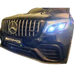 Auto Elettrica per Bambini Mercedes Nero 12V 4 Motori e Cintura 5 Punti