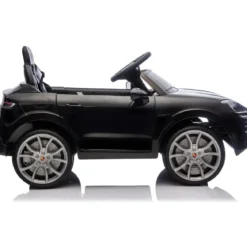 Auto Elettrica per Bambini Porsche Cayenne 12V Nero con Telecomando