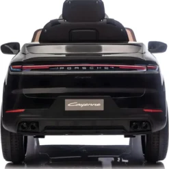 Auto Elettrica per Bambini Porsche Cayenne 12V Nero con Telecomando