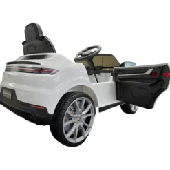 Auto Elettrica per Bambini Porsche Cayenne 12V Bianco Telecomando