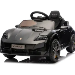 Auto Elettrica per Bambini Porsche Taycan 12V Nero Telecomando