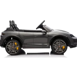 Auto Elettrica per Bambini Porsche Taycan 24V 2 Posti Grigio Bluetooth