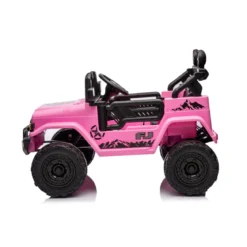Auto Elettrica per Bambini Toyota Cruiser Fuoristrada Macchina Rosa