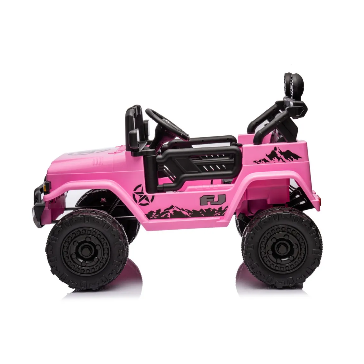 Auto Elettrica per Bambini Toyota Cruiser Fuoristrada Macchina Rosa