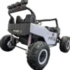 Auto Elettrica per Bambini 24V Buggy Pattuglia Polizia Nero Bianco