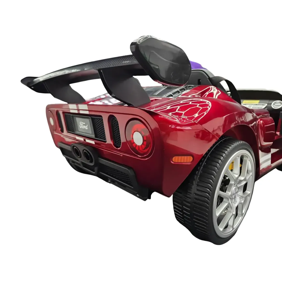 Auto Elettrica per Bambini 24V Ford GT 2 Posti Rosso Metallizzato