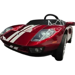 Auto Elettrica per Bambini 24V Ford GT 2 Posti Rosso Metallizzato